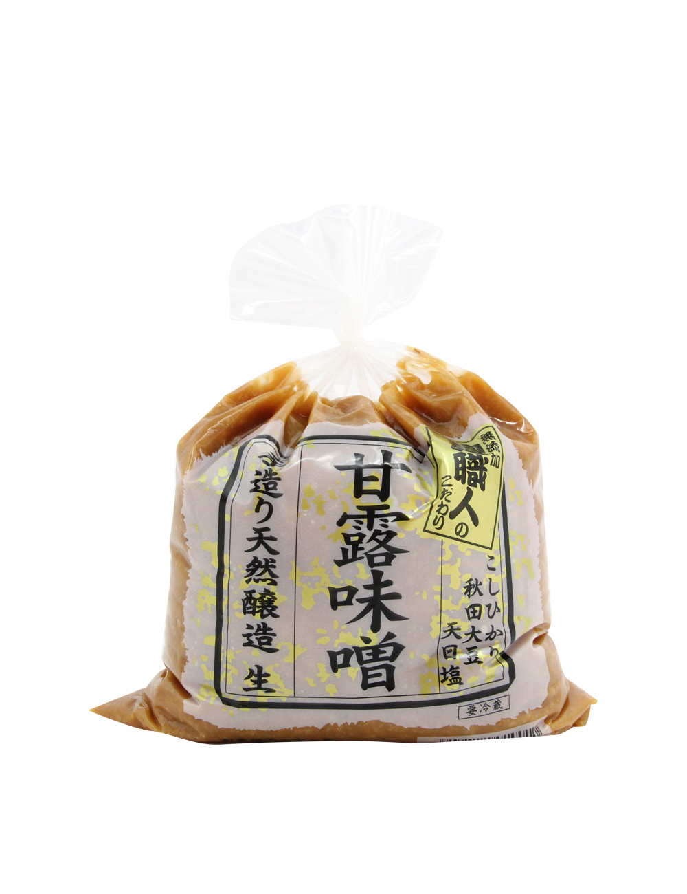 無添加麹職人の甘露味噌 手作り天然醸造 こしひかり・秋田大豆使用